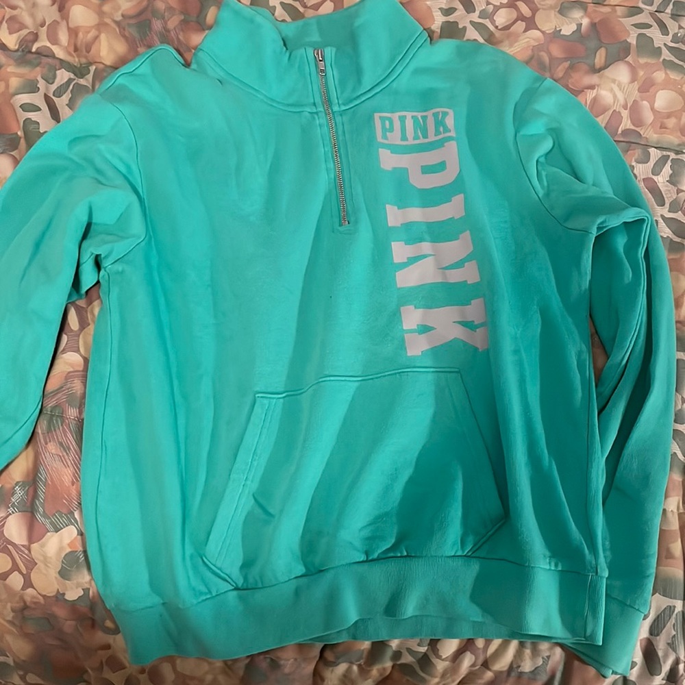 Victoria secret pink quarter zip